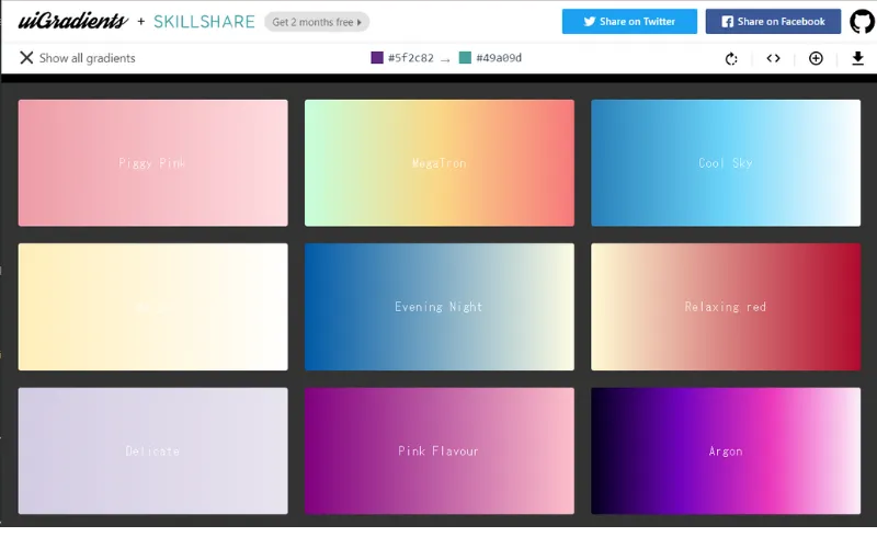uiGradients