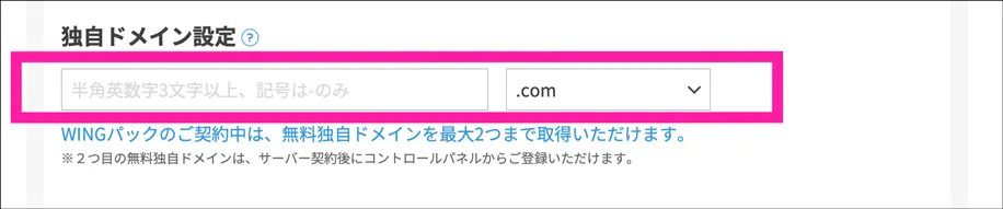 独自ドメイン設定